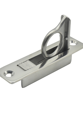 不锈钢旋转e隐藏式拉手67-14暗把手内嵌式船用指环拉手