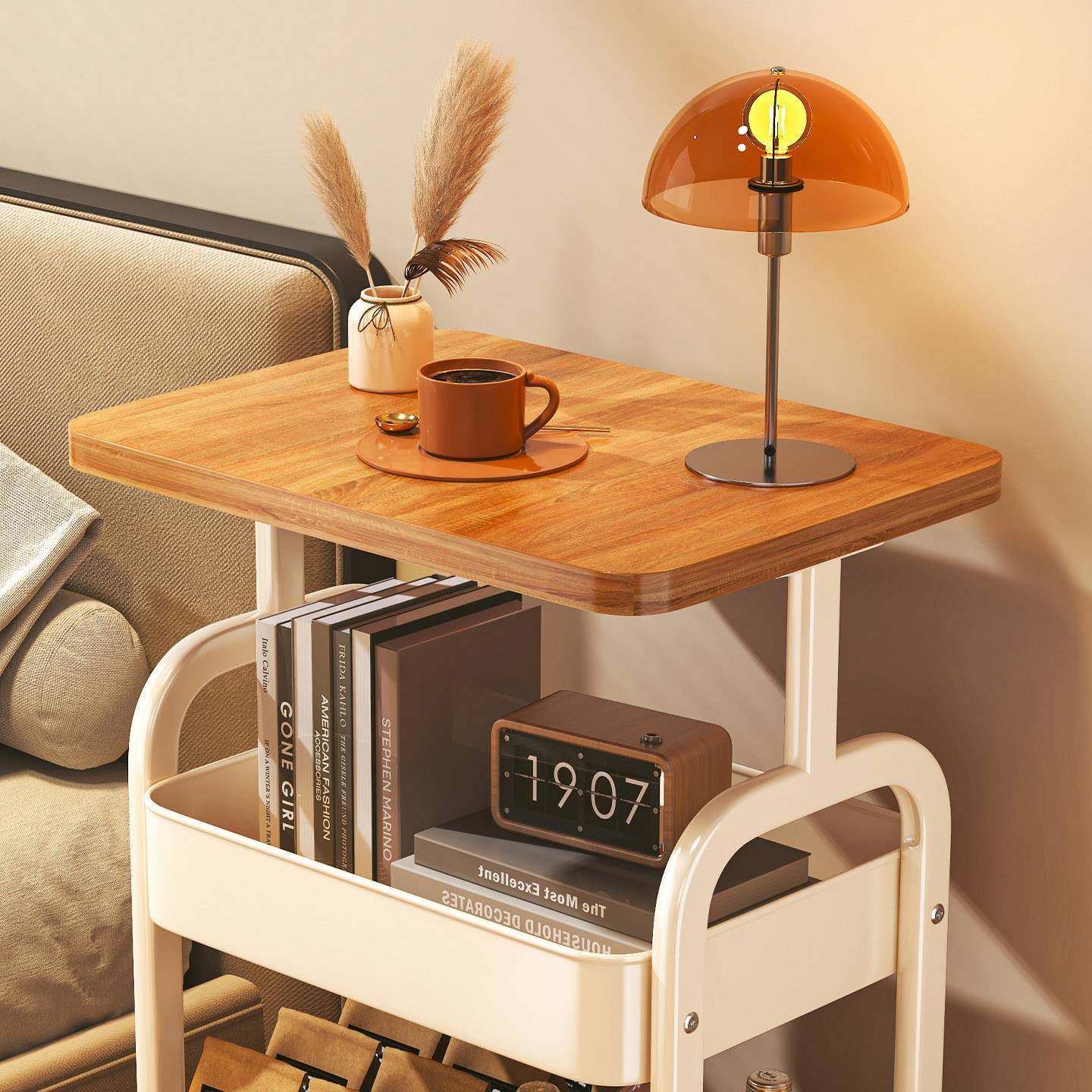 小推车置物架动落多层收纳地架可移床头柜茶几零食家沙用发边几,住宅家具,移动边几/推车,淘宝优惠券,粉丝福利购,淘宝优惠卷