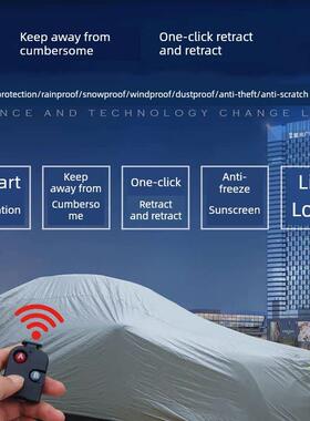 采购产品汽车全自动车罩，智能车，防晒，棚防冻，雨，雪64126防