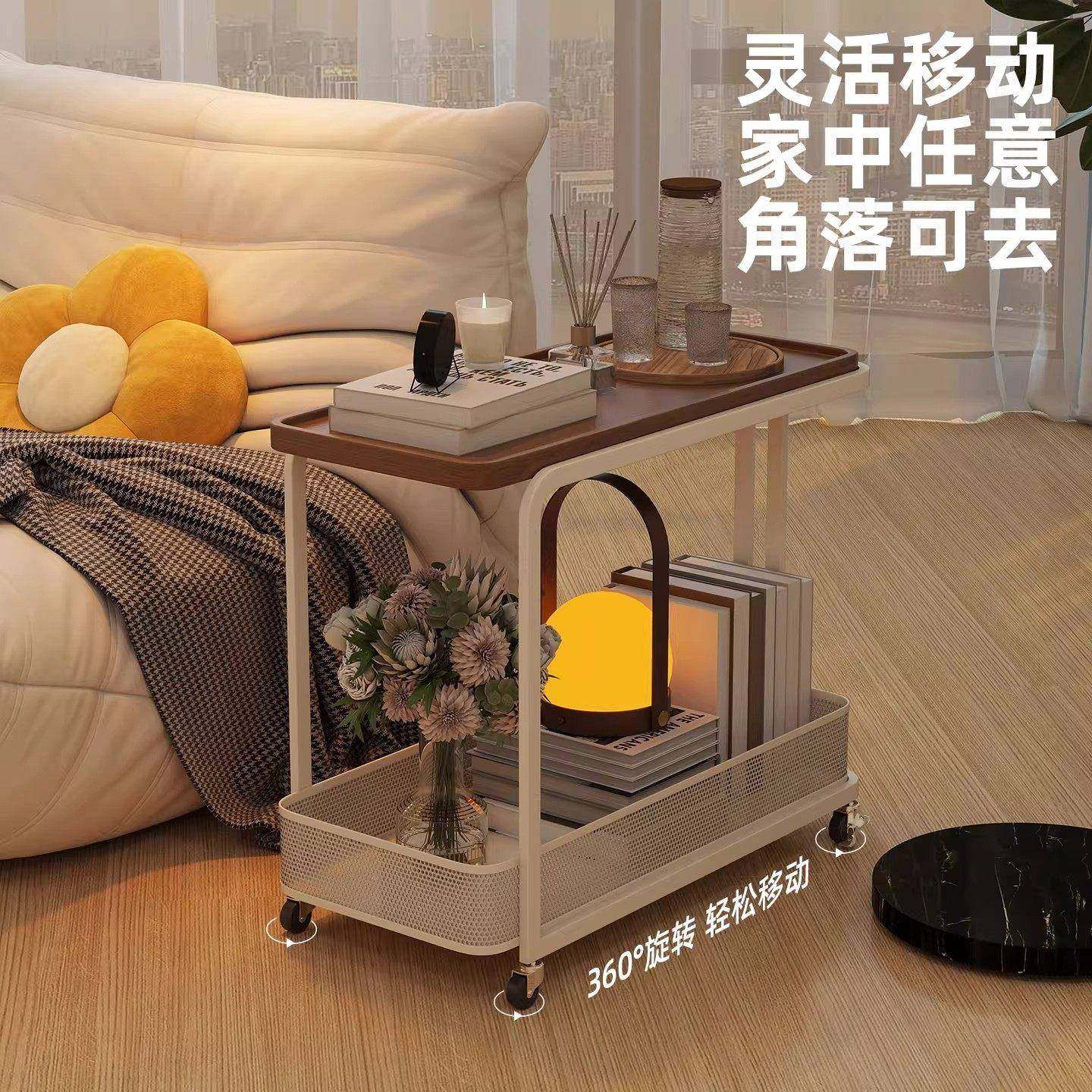 可移动小推车边置物架家001用客厅几沙发侧边阳台茶几食柜收纳零,住宅家具,移动边几/推车,淘宝优惠券,粉丝福利购,淘宝优惠卷