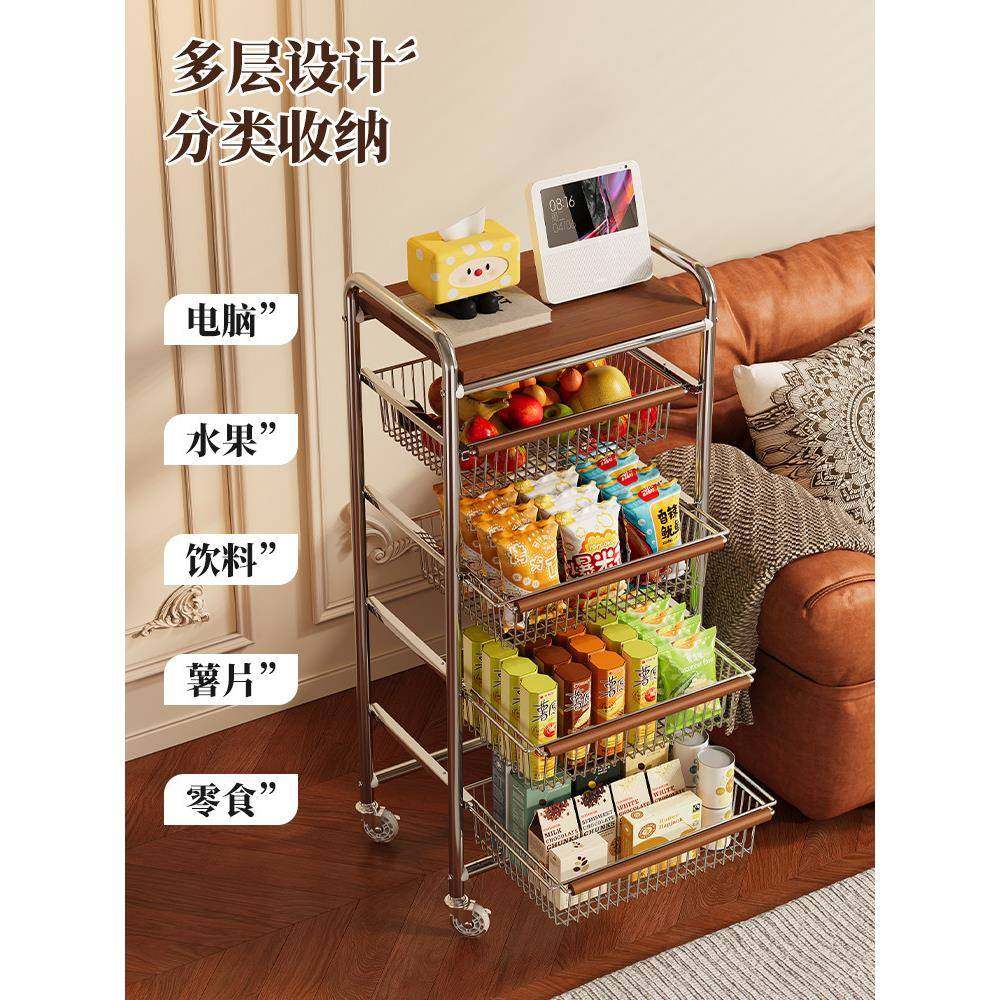 可移动古风零食边床几小推车中置物架家客用厅简约头收纳柜子茶几,住宅家具,移动边几/推车,淘宝优惠券,粉丝福利购,淘宝优惠卷