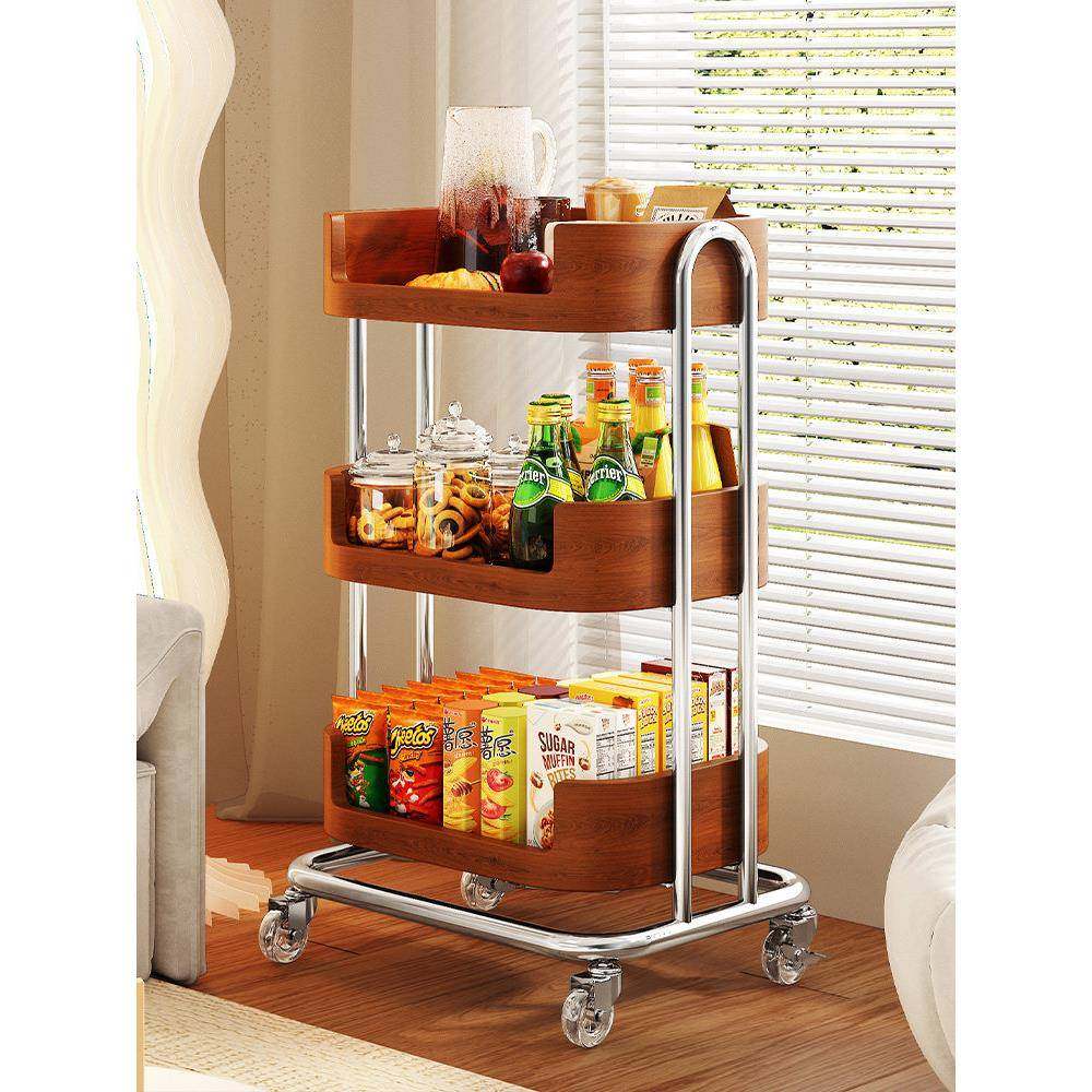 动中古风小可推车客厅架沙发46752边几茶几移带轮储物架零食水果,住宅家具,移动边几/推车,淘宝优惠券,粉丝福利购,淘宝优惠卷