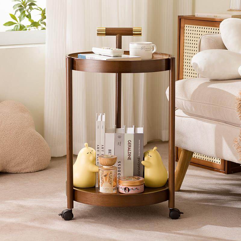 移动推车小中古茶几沙发侧边柜桌覆古型床头柜带轮子多层置物小架,住宅家具,移动边几/推车,淘宝优惠券,粉丝福利购,淘宝优惠卷