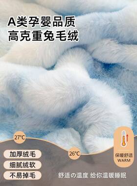 2YXA-0303025新床款牛绒床笠珊瑚毛绒加绒全兔包床奶罩套席梦思床