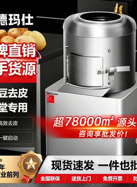 DEMASHI全自动土豆去皮机商用马铃薯磨皮机地瓜生姜剥皮机