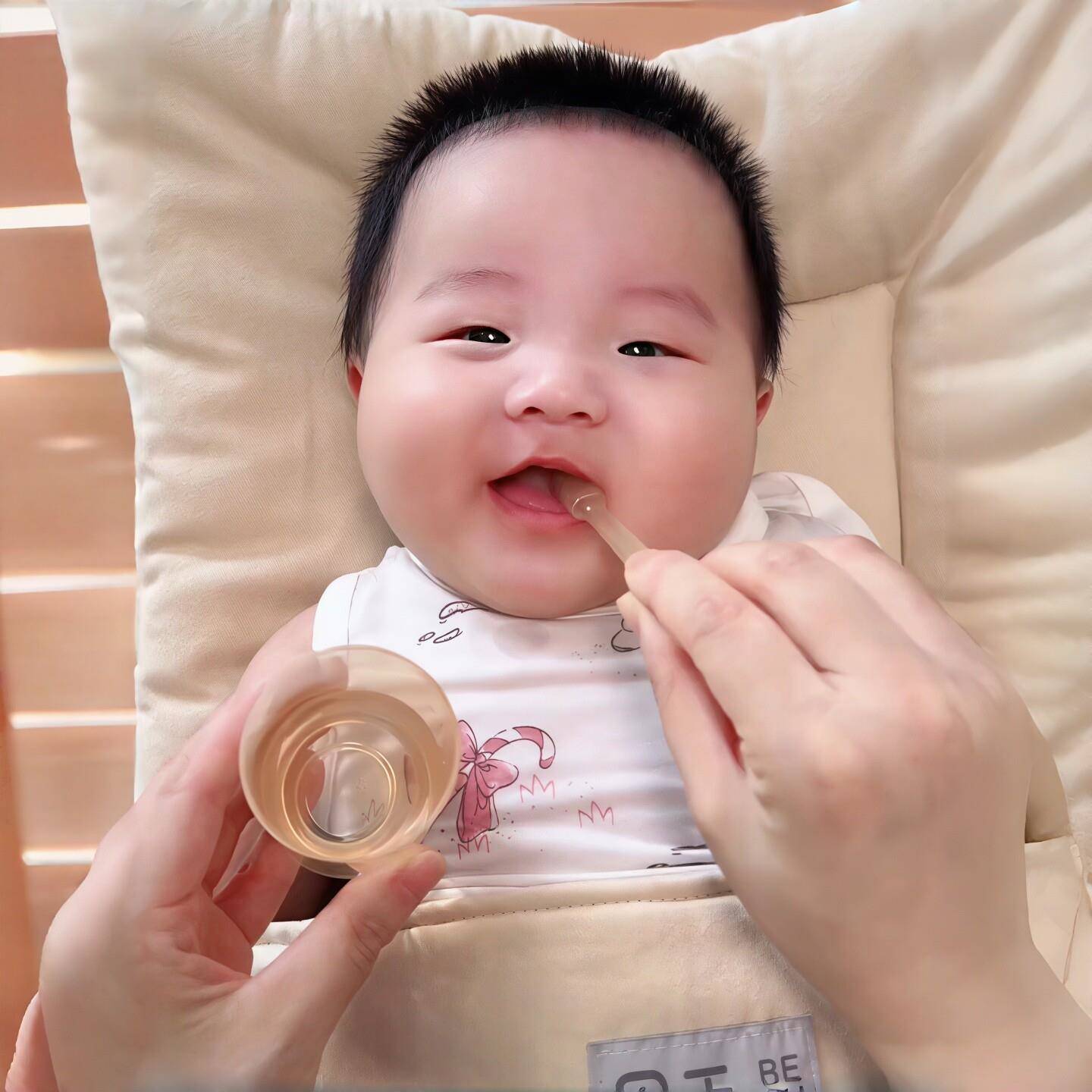 新生四婴儿舌苔清洁器牙小月龄口腔清洁硅胶刷宝宝乳牙洁牙件套装