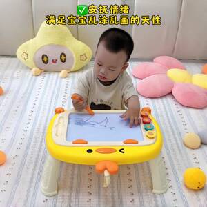 画板一岁宝宝涂鸦性画画板超大号家磁用可擦色彩绘画架儿童写字板