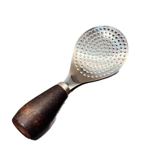 凯丽可立式胡桃木手柄不锈钢米饭铲家用不粘饭勺子厨房盛饭米饭勺