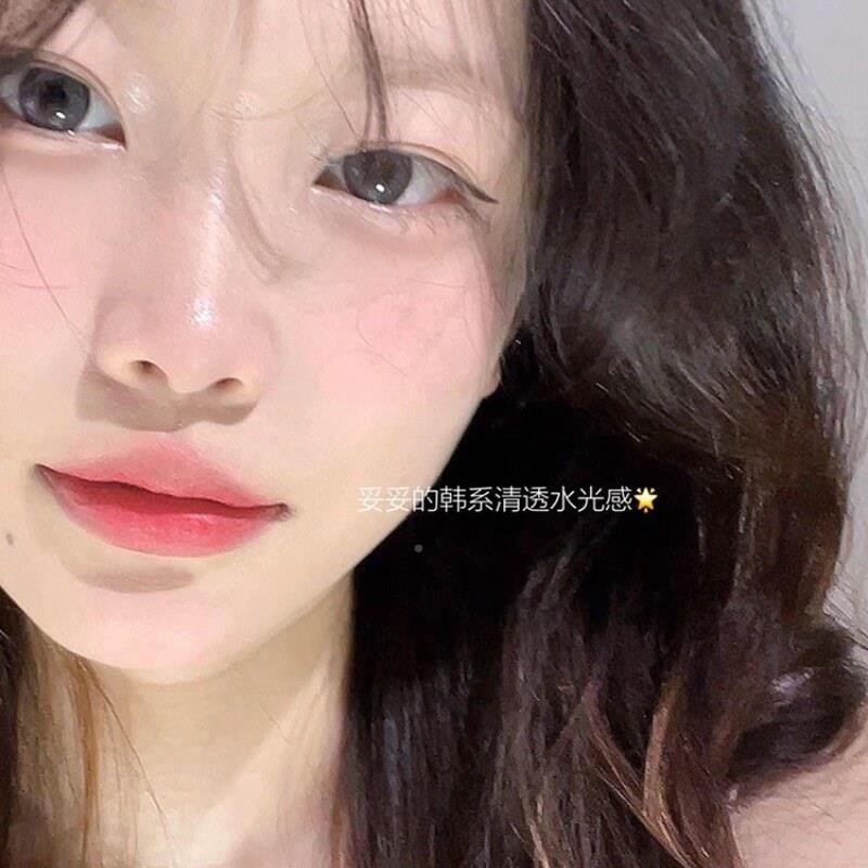 水光肌裸腮红韩系动高光棒伪素感颜自PQP然提亮侧灵细闪修容棒影