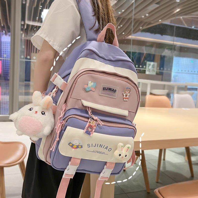 日本进口书包小学生女生三到六年级女孩大容量护脊减负儿童后揹包