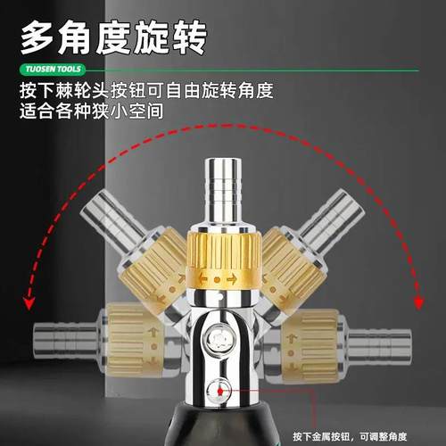 岩娜优乐棘轮螺丝刀套装组合多功能可可百货十字一字小型万用套筒