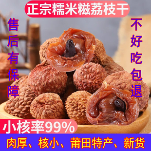 莆田特产农家核小肉厚糯米荔枝批发 包邮 当季 新货福建大荔枝干500g
