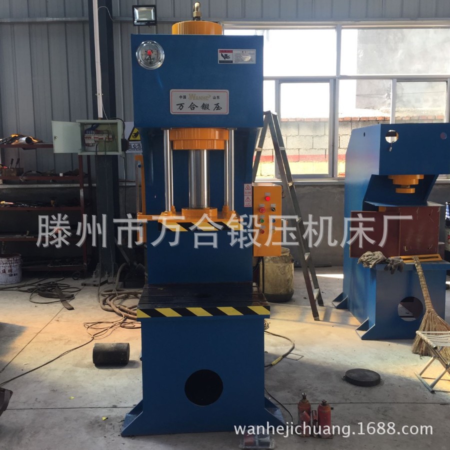 供应 100吨单柱液压机 100t压装校直单臂油压机