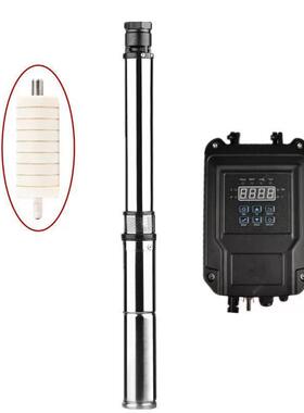 直流无刷太阳能潜3水泵家用寸4寸光6伏抽水机8V0V7IMD2不4锈钢深