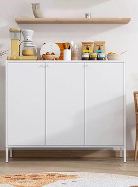 铁厂皮柜子夹缝现HOQ厅代简约家用客藤编储物子靠墙茶柜水柜厨房