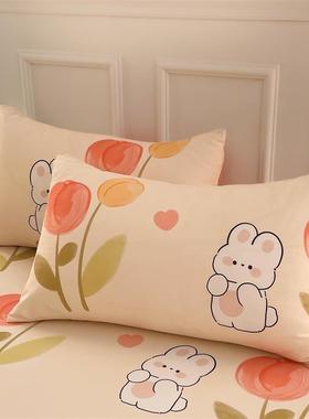 WDJF纯棉202新款5三全棉纯棉单件被套小清新花被罩印件套