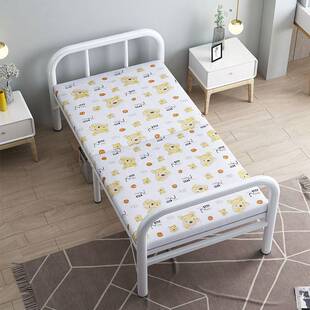 一米五宽的折叠床铁床1米5宽铁床1米2宽折贴单人床拆叠单人床双人