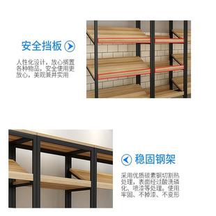 超产市斜面货架展示架果水蔬菜多层置物架RMU红酒饮料品店展示柜