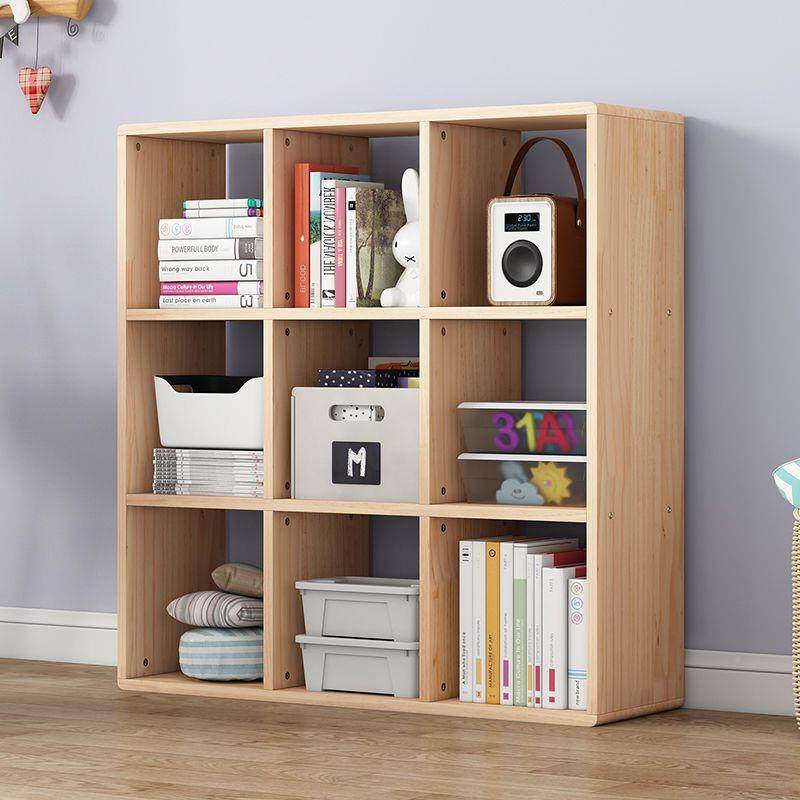 QSR童实木由组合格子柜简玩具自儿书架松易木书柜储物收纳小柜子,住宅家具,儿童书柜,淘宝优惠券,粉丝福利购,淘宝优惠卷