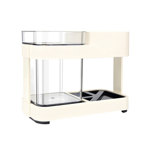 简约漱口杯架牙刷杯单人双人置物架北欧风浴室洗手间牙膏收纳盒