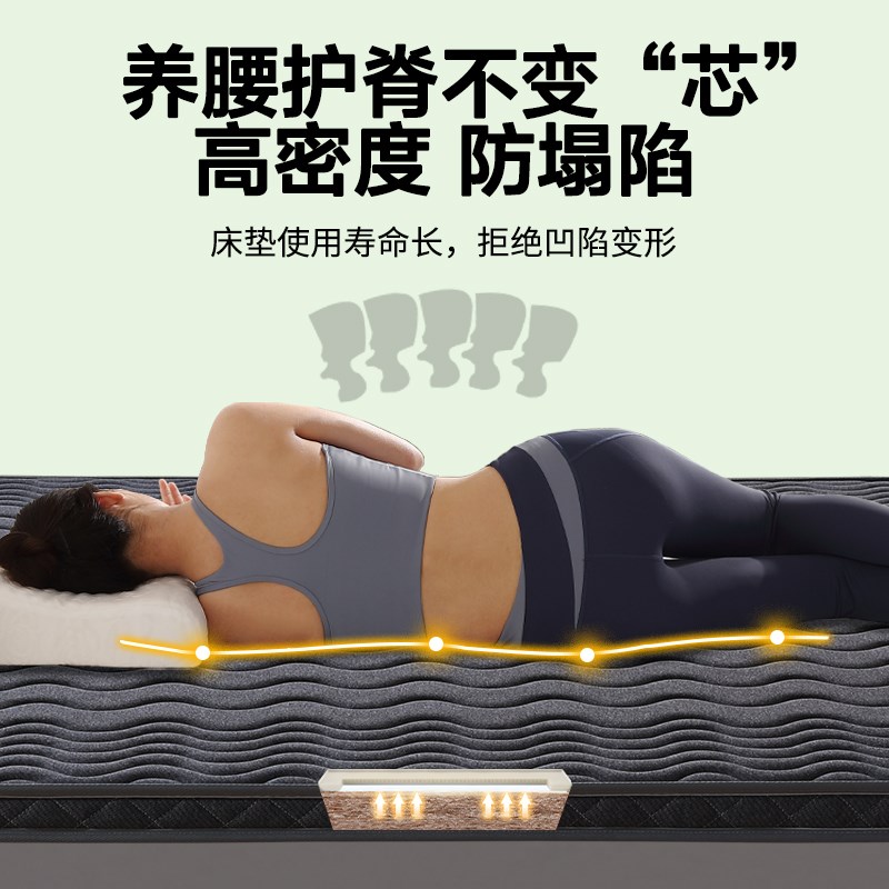 3e环保椰棕床垫子薄加硬护脊腰天然粽榈家用卧室10公分厚定制折叠