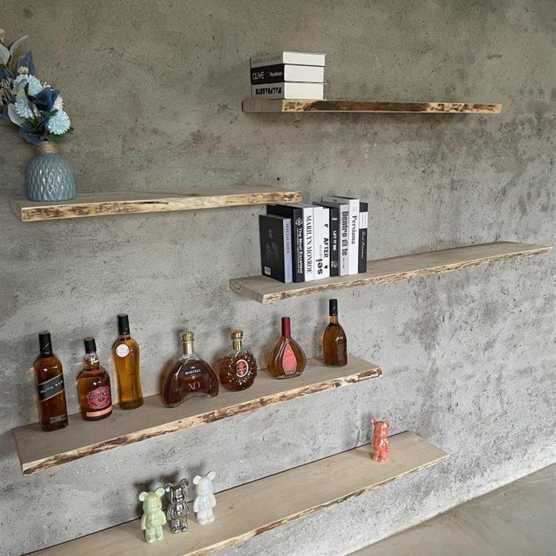 一字隔板墙上挂墙无痕置物架原木壁挂上墙货架装饰架墙鞋包展示架,住宅家具,搁板/置物架/家用陈列架,淘宝优惠券,粉丝福利购,淘宝优惠卷