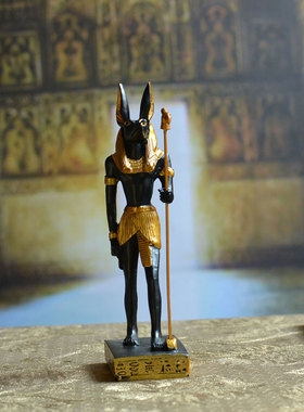 木乃伊礼品归来埃及神像阿努比斯狗神摆件荷鲁斯守护神旅游纪念品