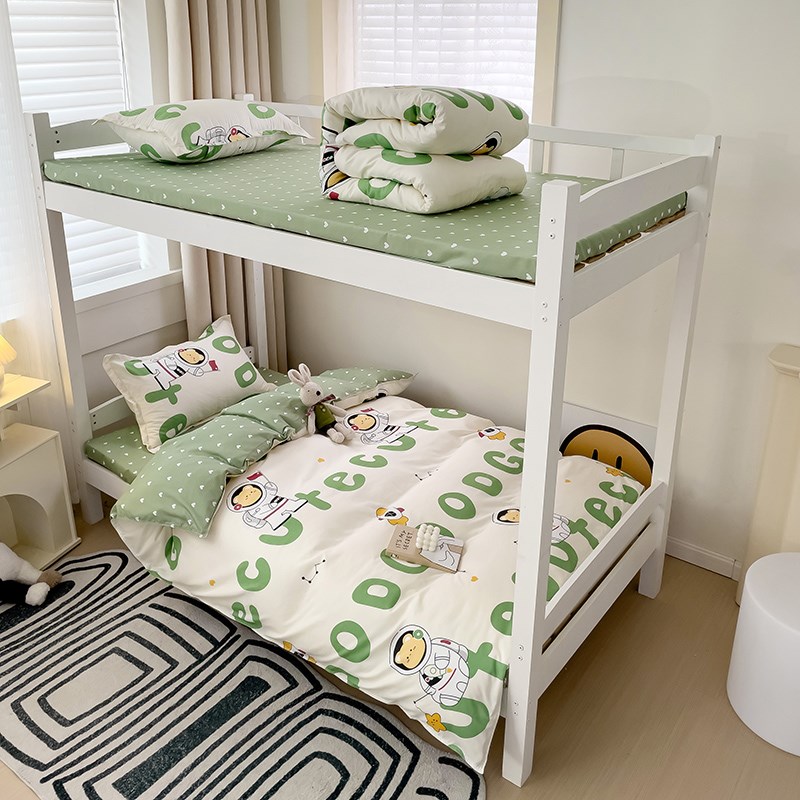 学生宿舍六件套被子褥子全套春秋被芯双人床八件一整套寝室上下铺