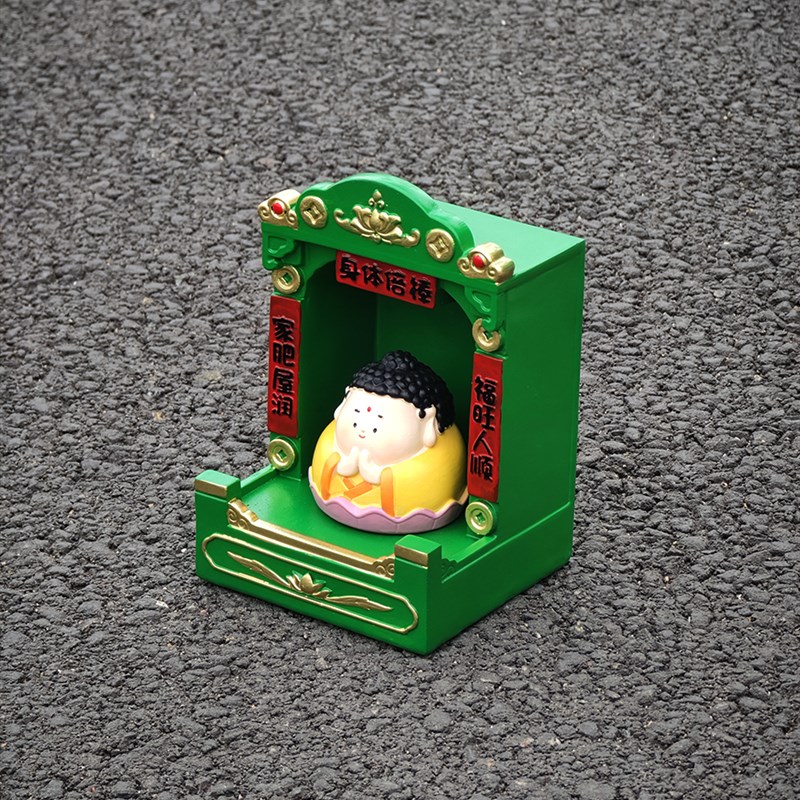 无事小神仙摆件创意可爱装饰品办公桌面财神关公车载公仔手办
