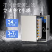 不锈钢鱼池过滤器转鼓微滤机水循环系统锦鲤池过滤反冲洗鱼便分离