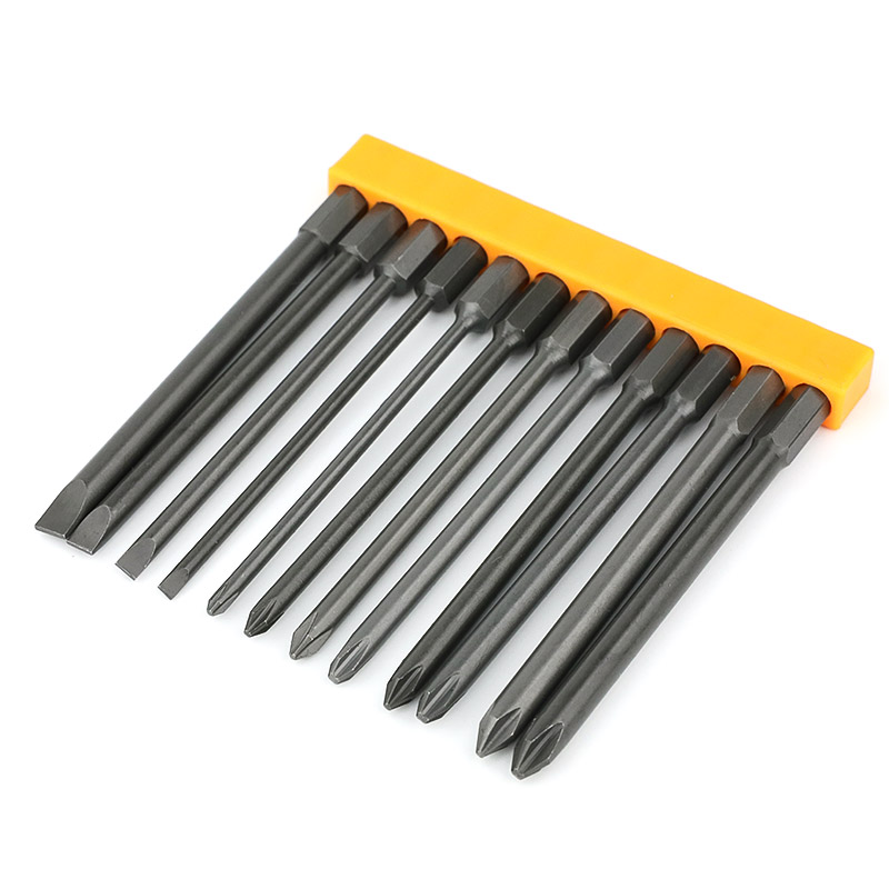 十字一字内六角梅花批头套装 S2钢材质电钻电动螺丝刀气动风批头