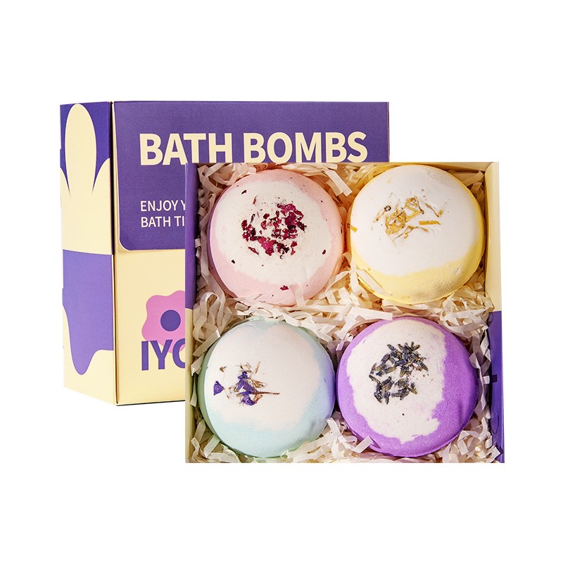 泡澡球浴球泡泡浴玫瑰花瓣浴缸超多泡泡浴盐球洗澡球沐浴球加大款