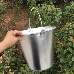 厂家白铁皮粮食桶百货垃圾桶家用手提水桶铁桶大号油桶镀锌桶