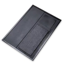 家用茶桌茶盘中间嵌入式乌金石火烧石电磁炉漏水盖板面板内嵌定制