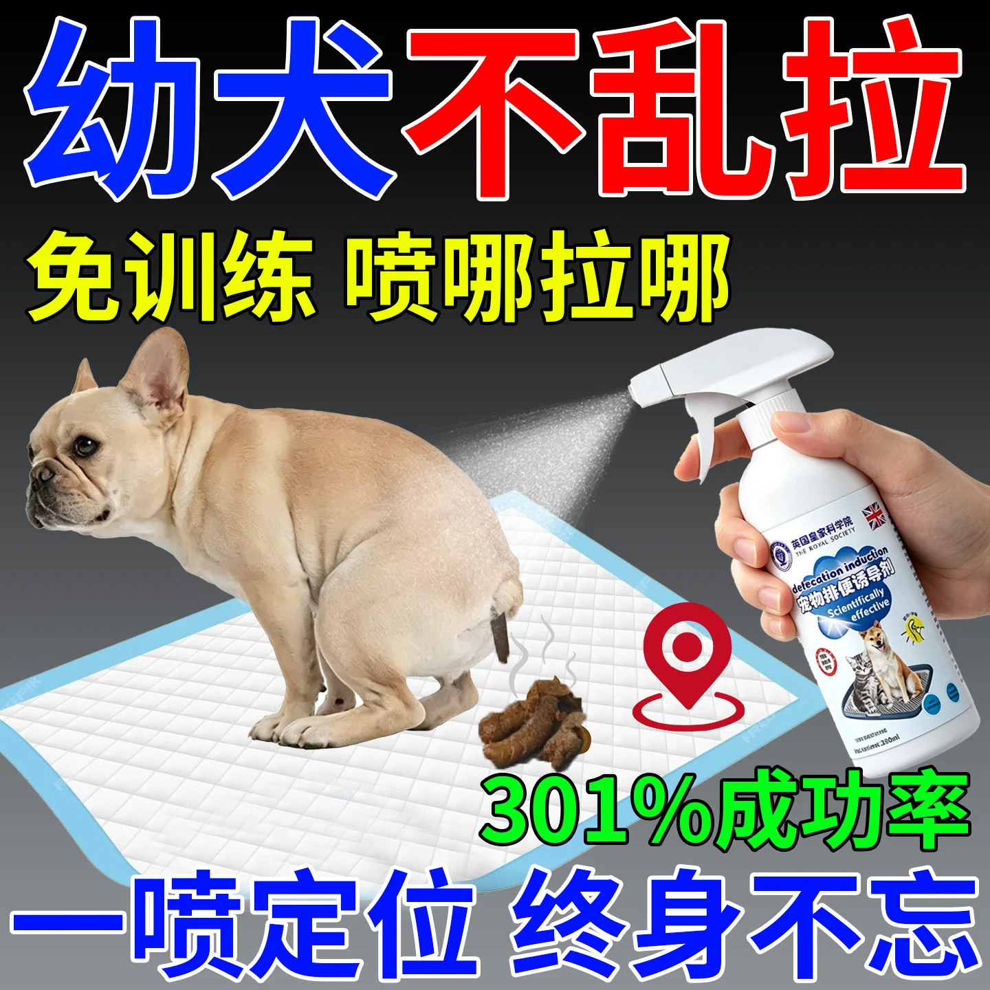 狗狗定点上厕所狗定点排便诱导剂防狗大小便训练尿垫不乱拉屎神器