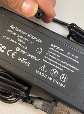 DC15V6A5A4A3A2A1.5A1500MA1A音响充电源适配器线先科特美声监控1