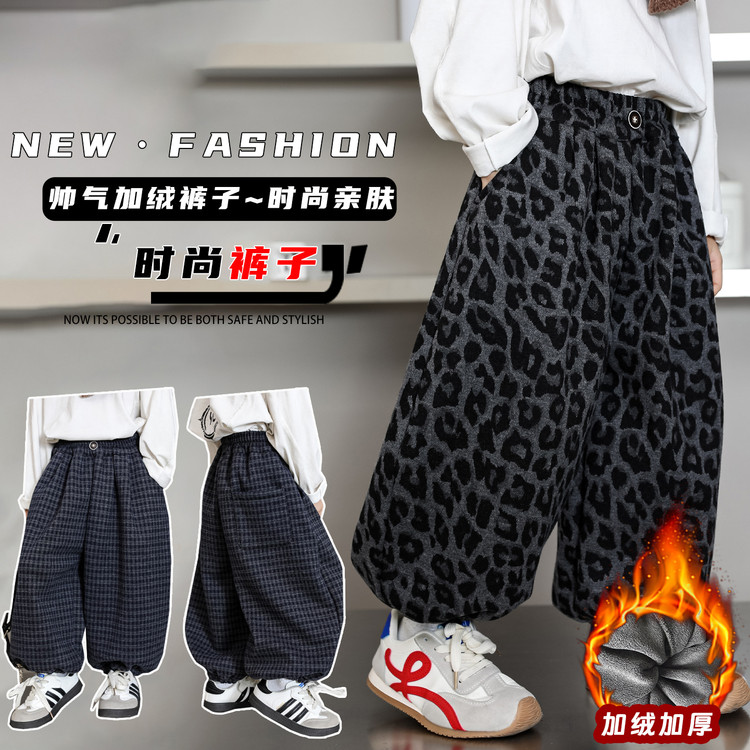 棉微弹口袋秋冬男裤子