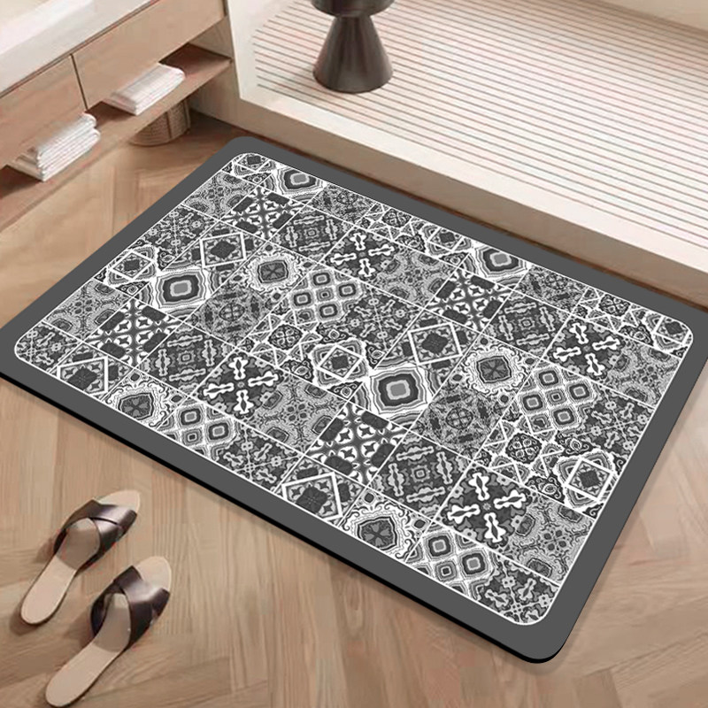 覆古法式浴室矽藻泥吸水地垫化妆室进门垫家用厕所卫浴防滑脚垫子,个性定制/设计服务/DIY,地毯/地垫定制,淘宝优惠券,粉丝福利购,淘宝优惠卷