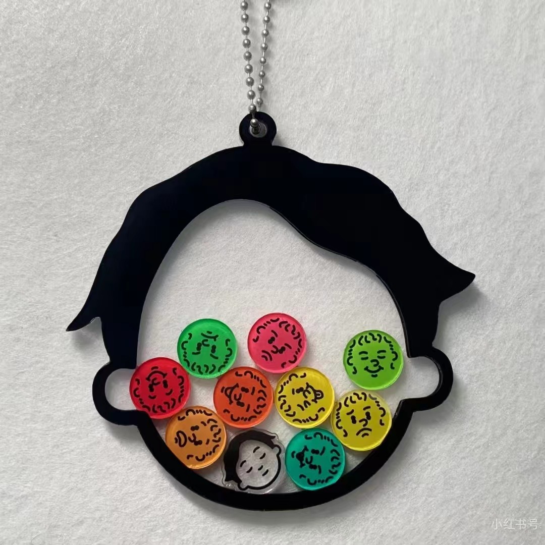 小红书同款陈奕迅周边亚克力摇摇乐装饰书包挂件应援物送礼物朋友