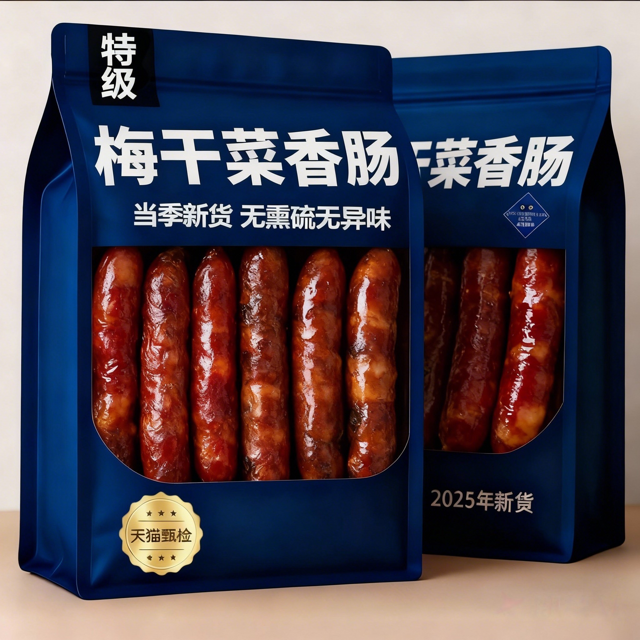 正宗梅干菜香肠纯肉浙江金华手工官方旗舰店猪肉风干老字号腊味肠,粮油调味/速食/干货/烘焙,香肠/腊肠/烤肠,淘宝优惠券,粉丝福利购,淘宝优惠卷