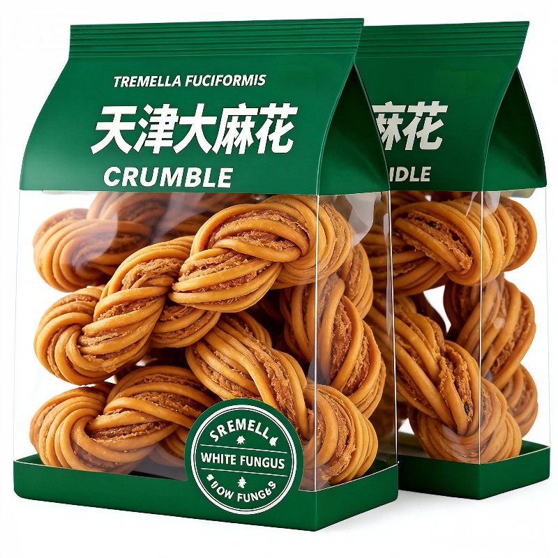 天津十八街麻花官方旗舰店正宗特产风味老字号适合老年人吃的食品