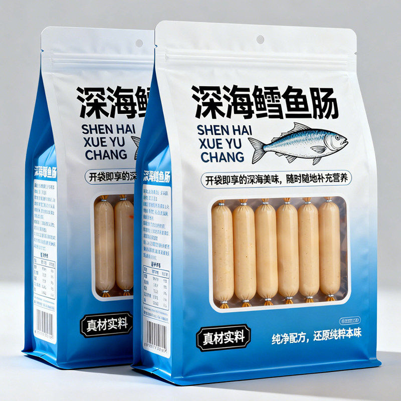 鳕鱼肠零食雪鱼肠独立包装火腿肠儿童小吃食品健康解馋食用无添加