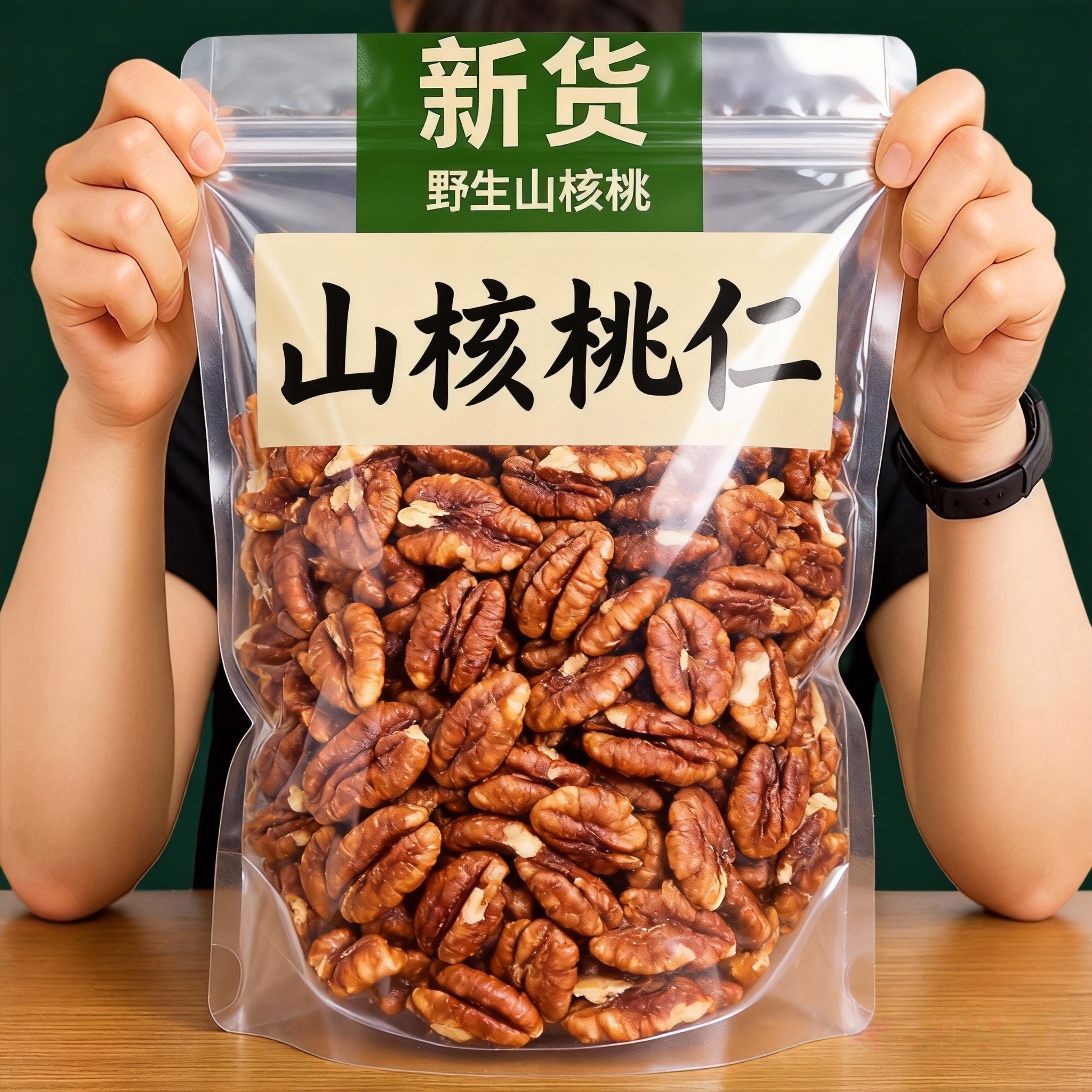 核桃仁2025新货正宗临安山核桃仁官方旗舰店原味无添加去皮核桃仁