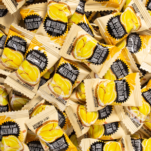 特浓榴莲糖硬糖网红糖果零食批发水果糖喜糖散装礼物糖年货