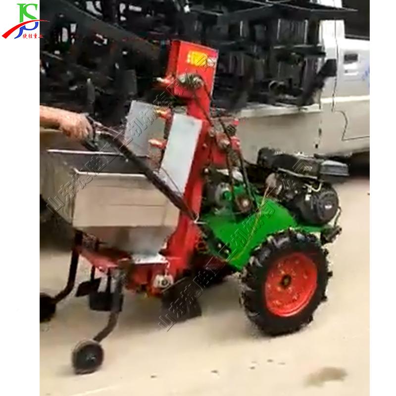 汽豆油机手推式大棚点播器丘js-965土田园管理机 小型陵马铃薯种