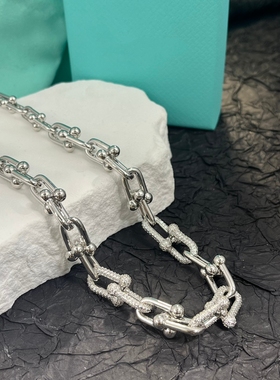 HardWear谢霆锋同款渐变链环项链