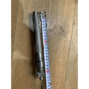 2000w永磁同步电机轴传动输出轴斜齿16牙