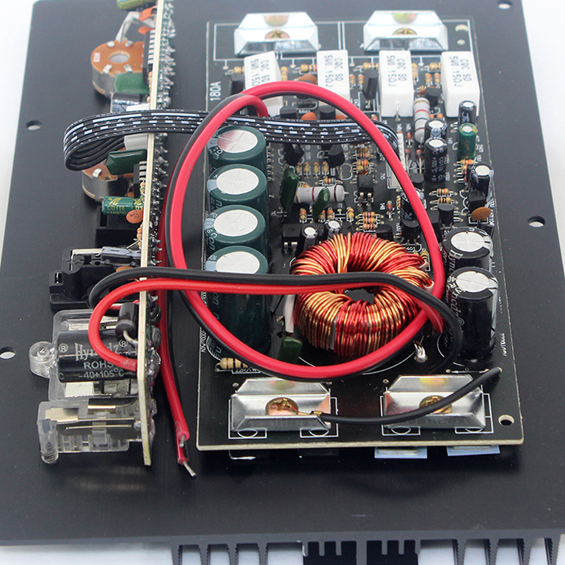 12V汽车1000wm大功率对管纯低音功放板 8寸10寸15寸车载低音炮芯