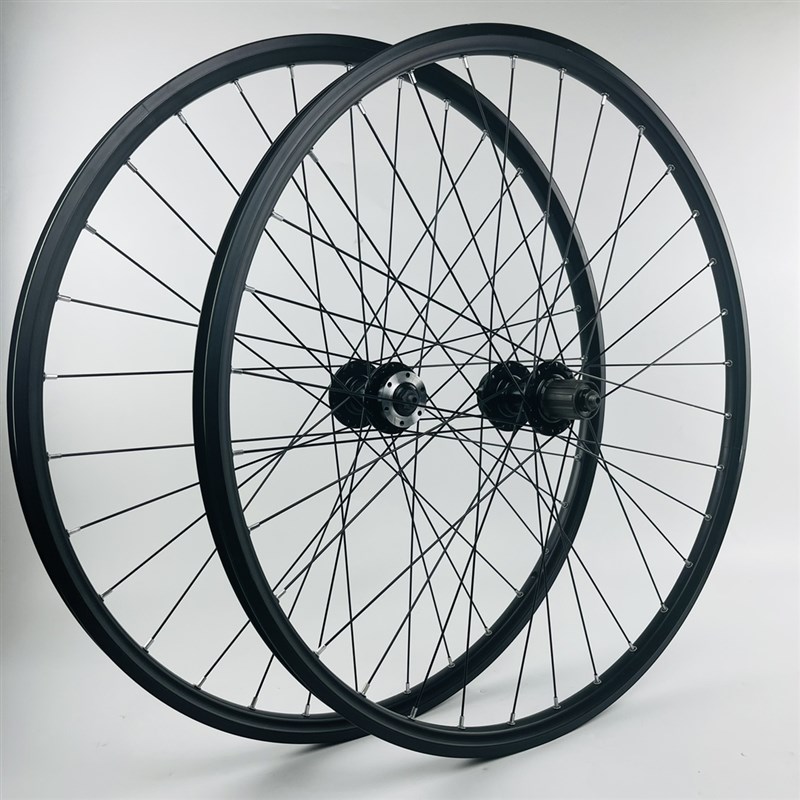 旅行车轮组一碟刹款,700C32-45cK轮组,铝轴承卡式快拆轮组