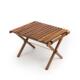 绮怀•作对木工所黑胡桃蛋卷桌户外实木便携式 折叠野餐露营小桌子